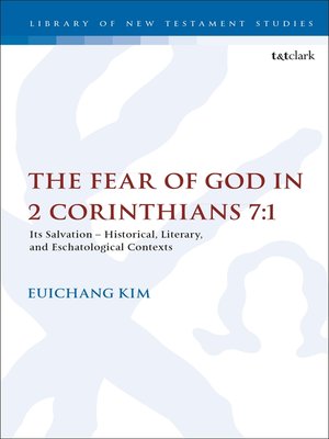 cover image of The Fear of God in 2 Corinthians 7:1